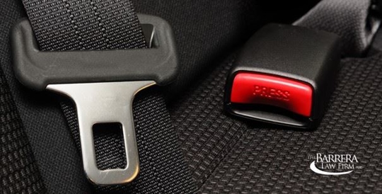 Picture of seat belt and buckle